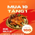 Đặt gà quay Biên Hòa – Gà Quay Trần Chung ưu đãi mua 10 tặng 1